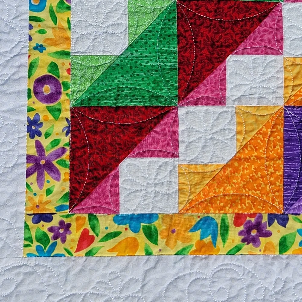 Bits & Pieces Small Quilt Multicolor